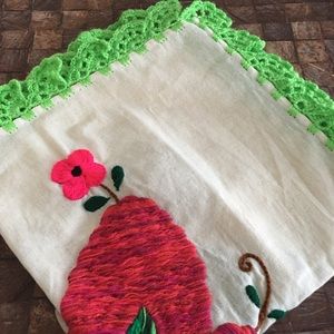 Napkins handmade by Claudia : servilletas a mano